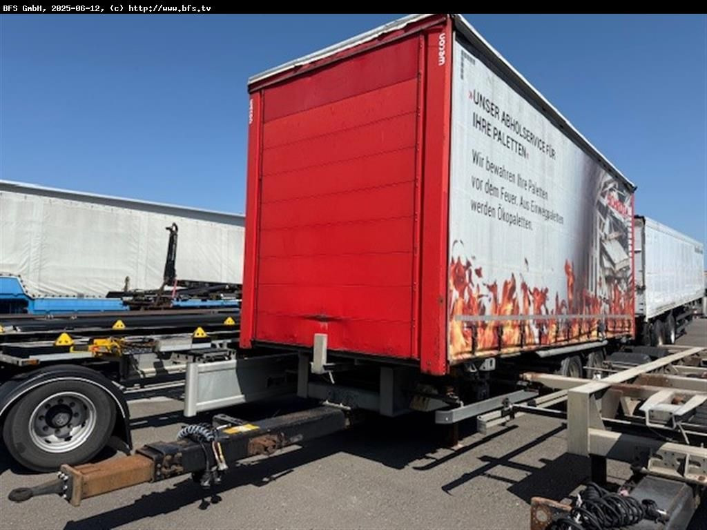 Wecon Anhänger AWZ218 LN BDF mit Staplermitnahme - Rơ moóc mui bạt: hình 1 Wecon Anhänger AWZ218 LN BDF mit Staplermitnahme - Rơ moóc mui bạt: hình 1