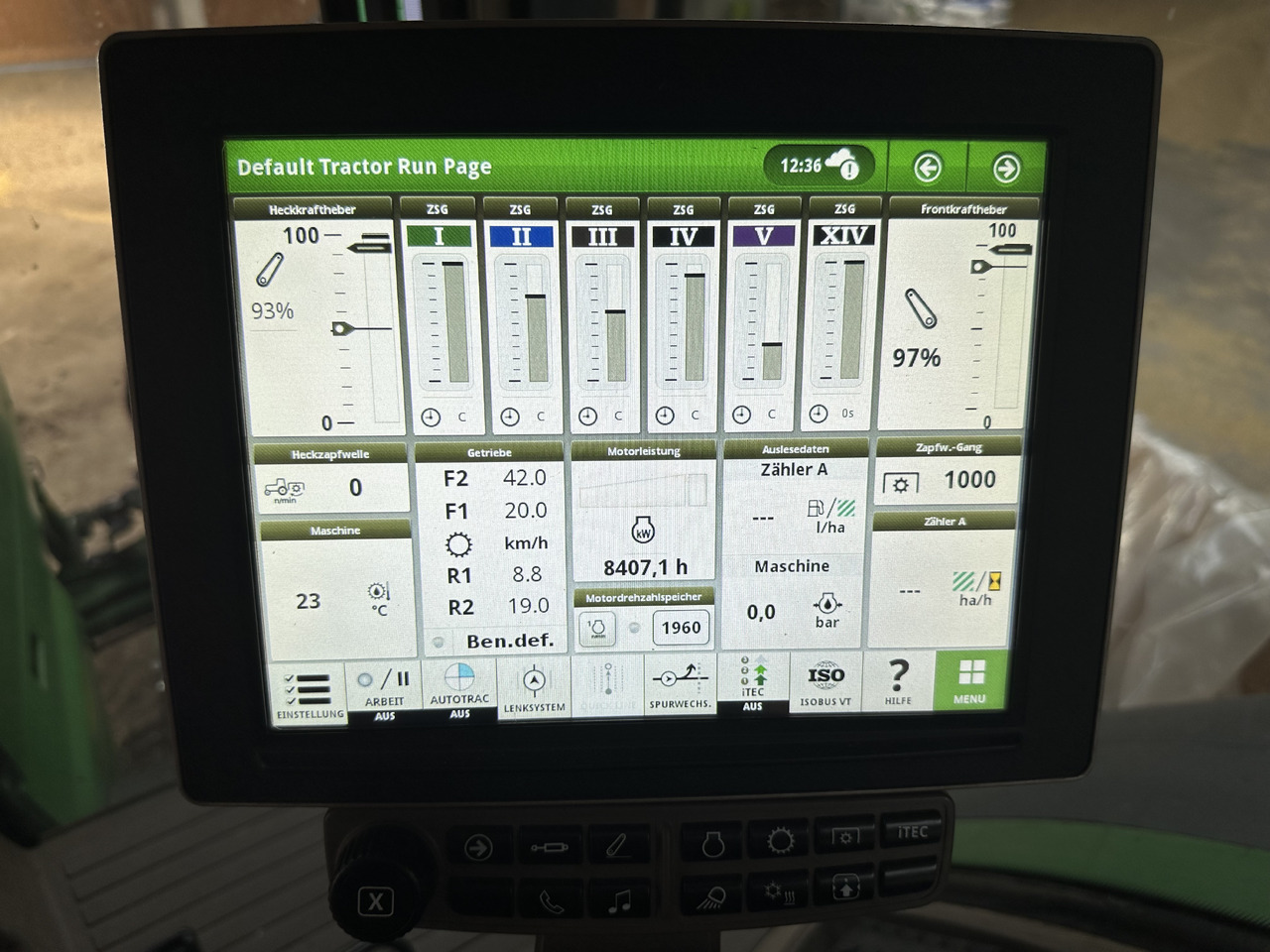 Cho thuê  John Deere 7290R AutoPower 55 km/h ABS 310 PS GPS John Deere 7290R AutoPower 55 km/h ABS 310 PS GPS: hình 16