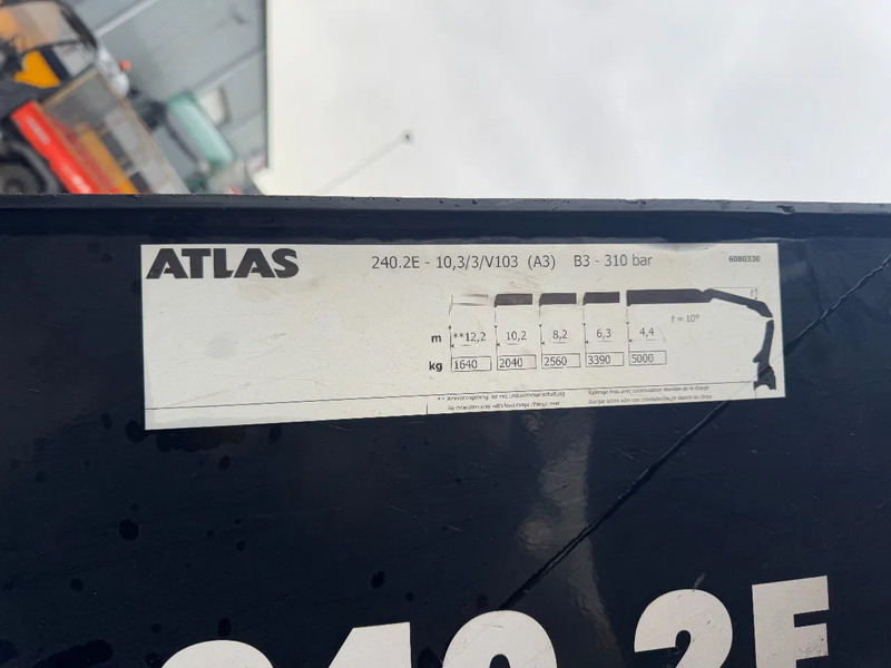 Boom Atlas 240.2E-A3 + REMOTE CONTROL + 5E & 6E FUNCTIE 240.2E-A3: hình 11 Boom Atlas 240.2E-A3 + REMOTE CONTROL + 5E & 6E FUNCTIE 240.2E-A3: hình 11