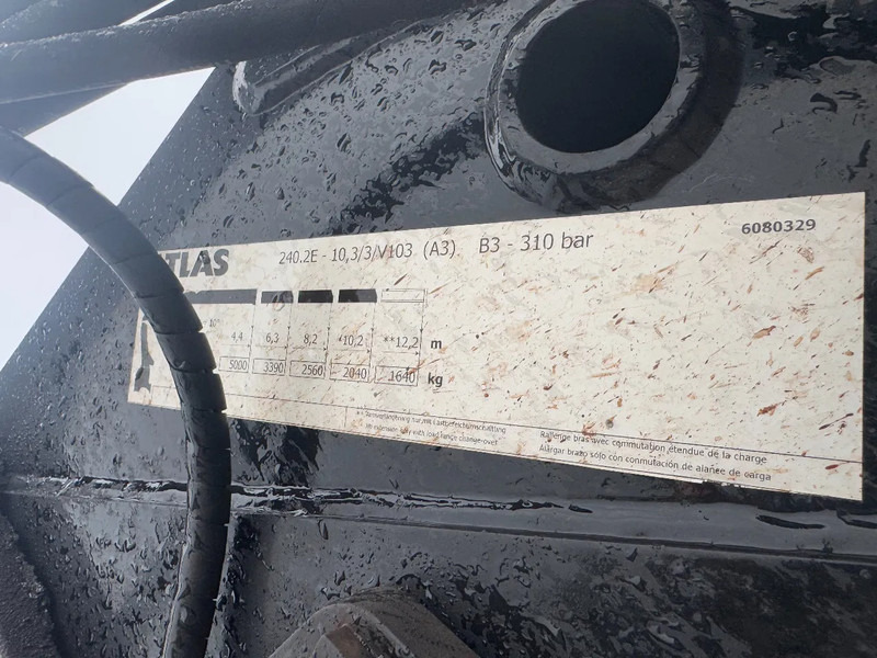 Boom Atlas 240.2E-A3 + REMOTE CONTROL + 5E & 6E FUNCTIE 240.2E-A3: hình 12 Boom Atlas 240.2E-A3 + REMOTE CONTROL + 5E & 6E FUNCTIE 240.2E-A3: hình 12