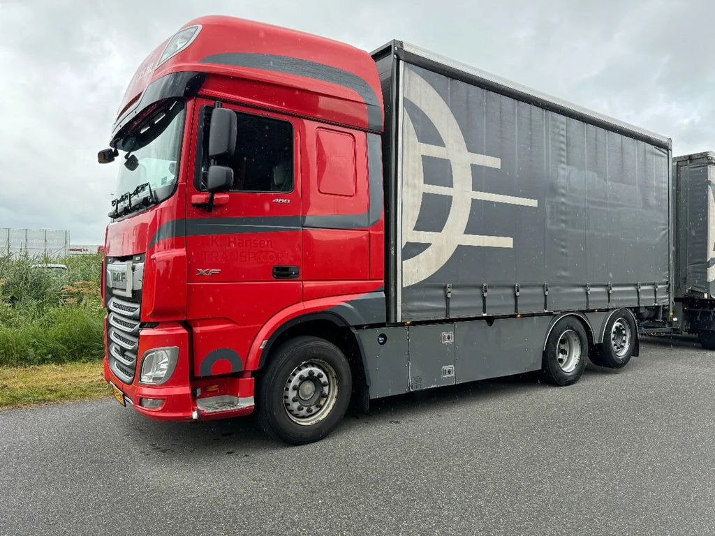 DAF XF 480 6X2 EURO 6 2018AUTOMATIC - Xe tải thùng mui bạt: hình 1 DAF XF 480 6X2 EURO 6 2018AUTOMATIC - Xe tải thùng mui bạt: hình 1