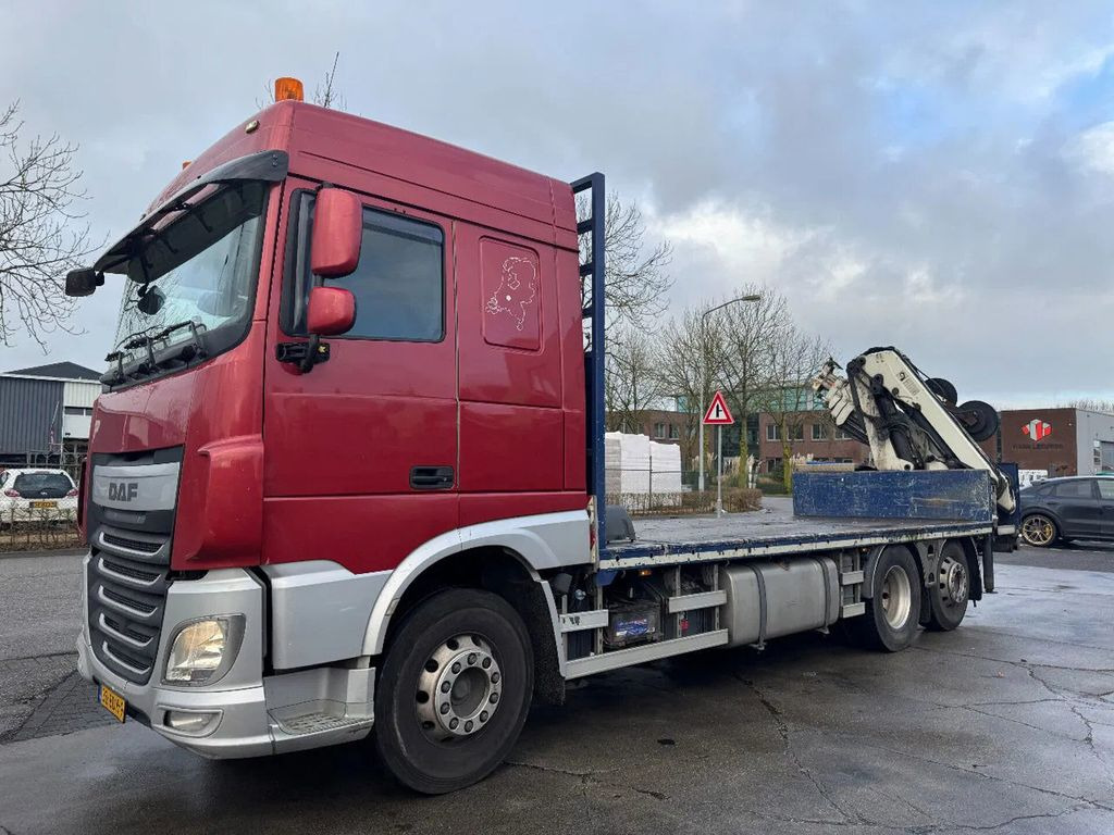 DAF XF 510 6X2 EURO 6 + HIAB 166 HI PRO + REMOTE CON - Xe cẩu tự hành, Xe tải thùng lửng/ Phẳng: hình 3 DAF XF 510 6X2 EURO 6 + HIAB 166 HI PRO + REMOTE CON - Xe cẩu tự hành, Xe tải thùng lửng/ Phẳng: hình 3