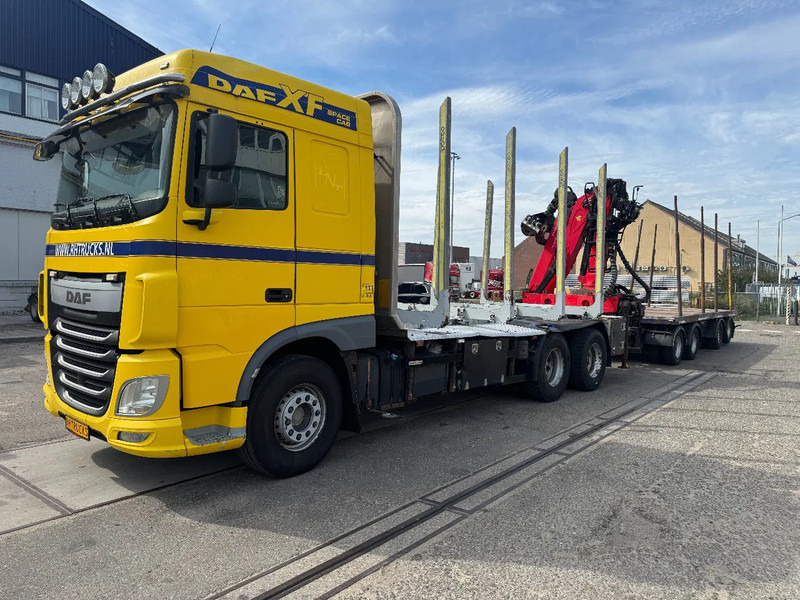 Xe tải thùng lửng/ Phẳng, Xe cẩu tự hành DAF XF 510 6X4 EURO 6 PALFINGER Q150Z + GRIJPER + KELBERG HANGER INTARDER: hình 12