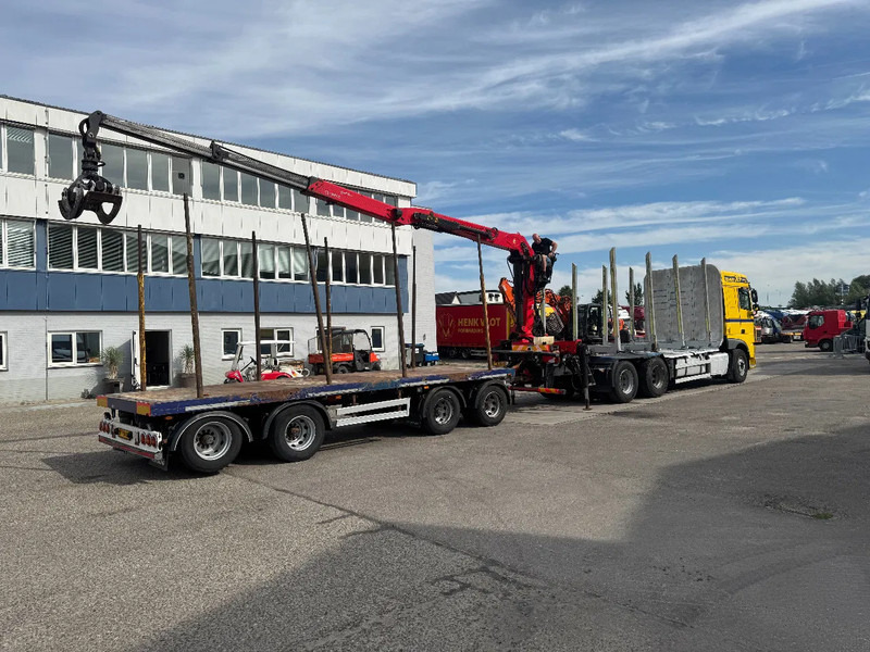 Xe tải thùng lửng/ Phẳng, Xe cẩu tự hành DAF XF 510 6X4 EURO 6 PALFINGER Q150Z + GRIJPER + KELBERG HANGER INTARDER: hình 8