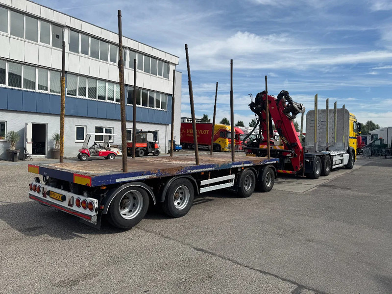 Xe tải thùng lửng/ Phẳng, Xe cẩu tự hành DAF XF 510 6X4 EURO 6 PALFINGER Q150Z + GRIJPER + KELBERG HANGER INTARDER: hình 14