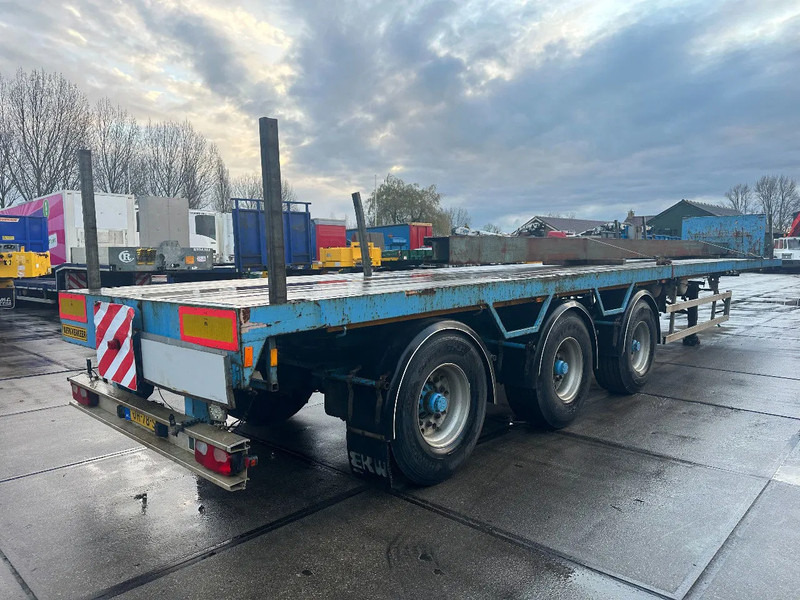 EKW 3 AXLE STEERING, DUBBLE EXTENDABLE TILL 30 METER - Sơ mi rơ moóc thùng lửng/ Phẳng: hình 4 EKW 3 AXLE STEERING, DUBBLE EXTENDABLE TILL 30 METER - Sơ mi rơ moóc thùng lửng/ Phẳng: hình 4