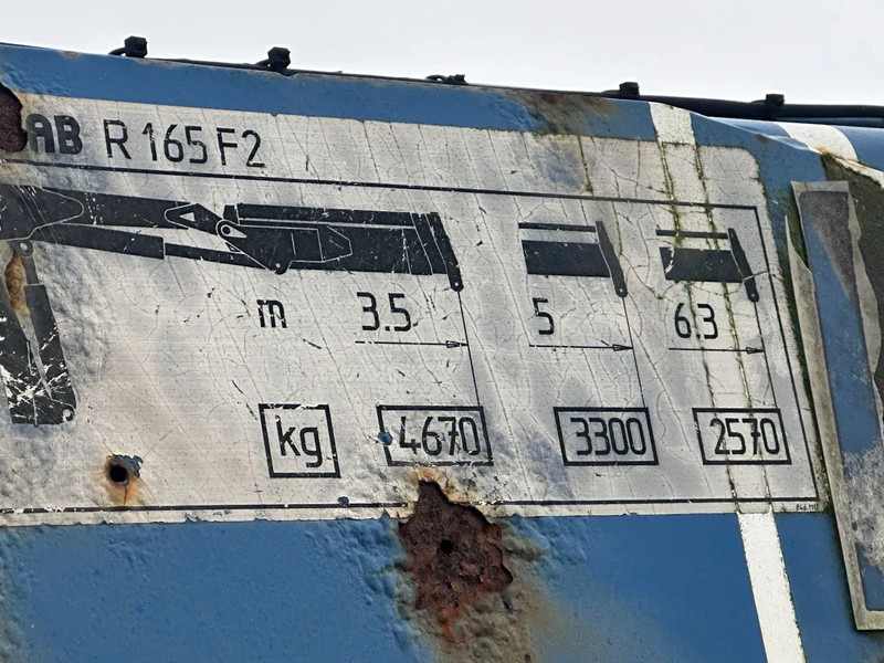 Floor MET HIAB R165-F2, LAATSTE 2 ASSEN GESTUURD - Sơ mi rơ moóc thùng lửng/ Phẳng: hình 3 Floor MET HIAB R165-F2, LAATSTE 2 ASSEN GESTUURD - Sơ mi rơ moóc thùng lửng/ Phẳng: hình 3