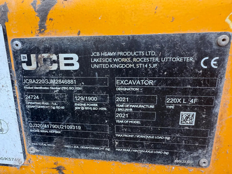 Máy xúc bánh xích JCB 220 XL 4F WITH BUCKET, SORTING GRAB WITH ROTATOR + €5000,-: hình 14 Máy xúc bánh xích JCB 220 XL 4F WITH BUCKET, SORTING GRAB WITH ROTATOR + €5000,-: hình 14