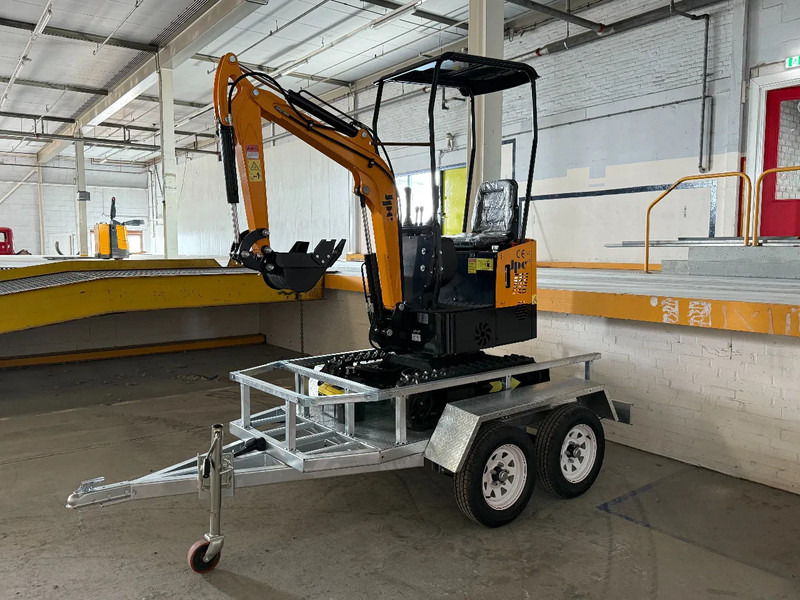 JPC HT12 + TRAILER - NEW AND UNUSED BOTH! - Máy xúc mini: hình 1 JPC HT12 + TRAILER - NEW AND UNUSED BOTH! - Máy xúc mini: hình 1