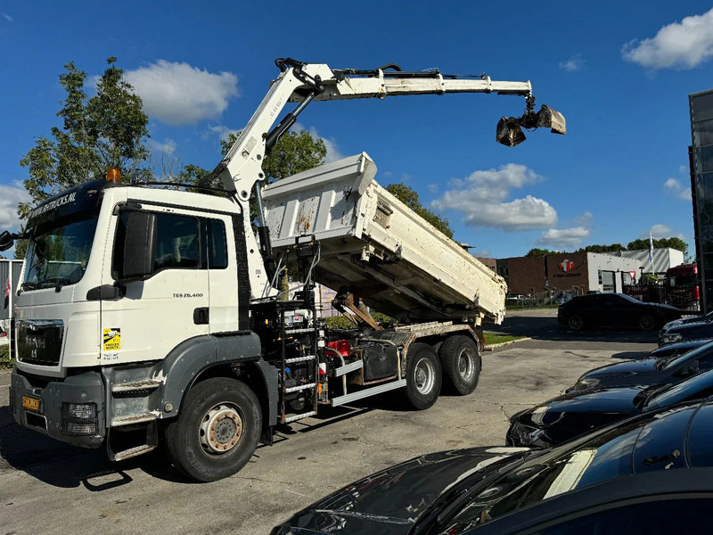 MAN TGS 26.400 6X4 HIAB 166D + REMOTE CONTROL + 2 WAYS KIPPER TÜV TILL 07-2025 - Xe cẩu tự hành: hình 3 MAN TGS 26.400 6X4 HIAB 166D + REMOTE CONTROL + 2 WAYS KIPPER TÜV TILL 07-2025 - Xe cẩu tự hành: hình 3