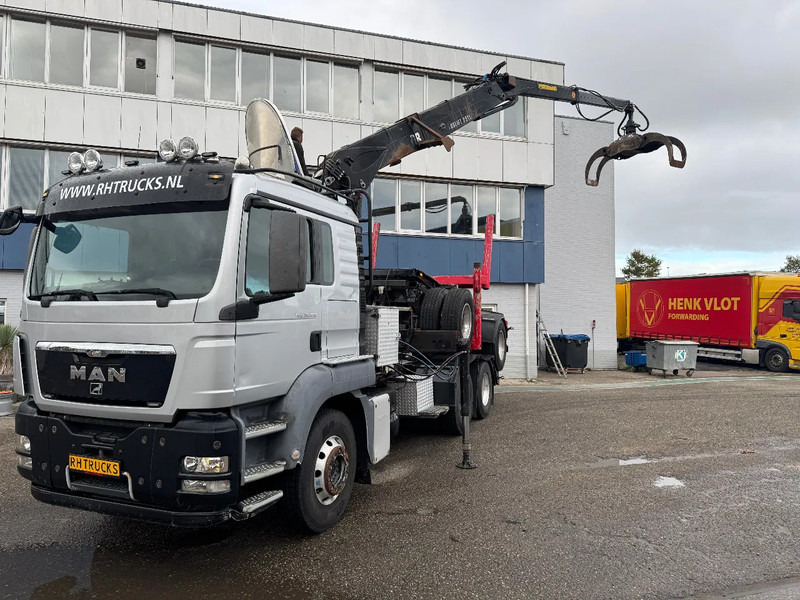 MAN TGS 33.480 6X4 + HIAB 251S.82 + TRAILER 2 AXLE KRAEMER - Xe chở gỗ, Xe cẩu tự hành: hình 3 MAN TGS 33.480 6X4 + HIAB 251S.82 + TRAILER 2 AXLE KRAEMER - Xe chở gỗ, Xe cẩu tự hành: hình 3
