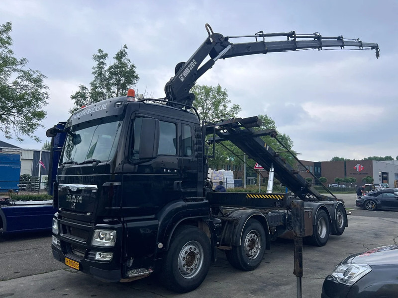 MAN TGS 35.440 8X2-4 + HIAB 220C-5 REMOTE + CABLE LIFT AUTOMATIC - Xe tải hệ thống cáp, Xe cẩu tự hành: hình 1 MAN TGS 35.440 8X2-4 + HIAB 220C-5 REMOTE + CABLE LIFT AUTOMATIC - Xe tải hệ thống cáp, Xe cẩu tự hành: hình 1