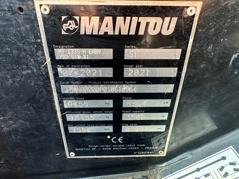 Manitou MT1335h EASY 75D, AUXILIARY HYDRAULIC PLUMBING, - Xe nhấc hình viễn vọng kính: hình 4 Manitou MT1335h EASY 75D, AUXILIARY HYDRAULIC PLUMBING, - Xe nhấc hình viễn vọng kính: hình 4
