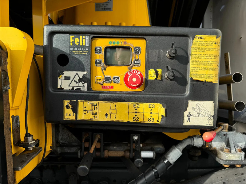 Xe ben, Xe cẩu tự hành Mercedes-Benz Arocs 4448 8X4 + EURO 6 + FASSI F315 + REMOTE + KIPPER + STEERING AXLE: hình 12