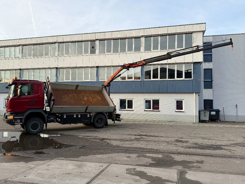 Scania G370 4X4 EURO 6 + 3-SIDE TIPPER + PALFINGER PK9002 + REMOTE - Xe cẩu tự hành: hình 3 Scania G370 4X4 EURO 6 + 3-SIDE TIPPER + PALFINGER PK9002 + REMOTE - Xe cẩu tự hành: hình 3