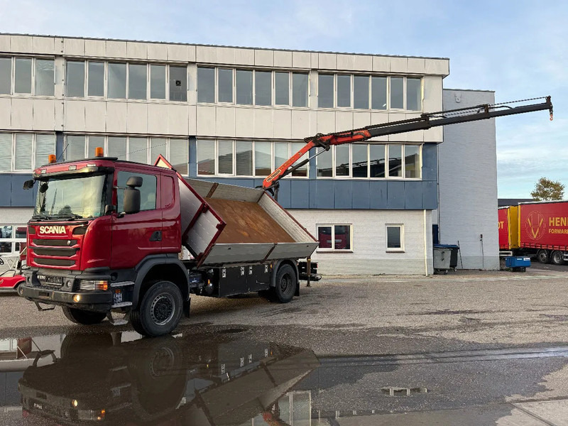 Scania G370 4X4 EURO 6 + 3-SIDE TIPPER + PALFINGER PK9002 + REMOTE - Xe cẩu tự hành: hình 2 Scania G370 4X4 EURO 6 + 3-SIDE TIPPER + PALFINGER PK9002 + REMOTE - Xe cẩu tự hành: hình 2