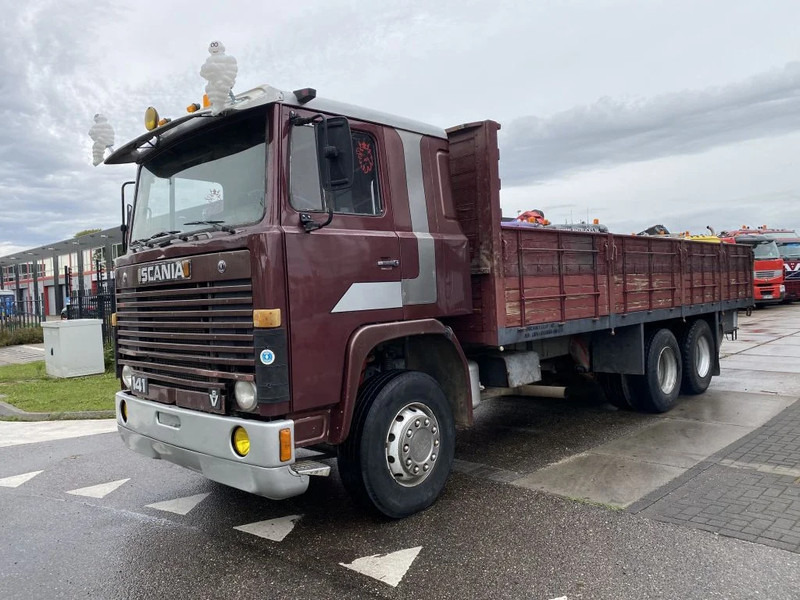 Scania LB141 V8 141 V8 - 6X2 - BOX 7,35 METER - Xe tải thùng lửng/ Phẳng: hình 1 Scania LB141 V8 141 V8 - 6X2 - BOX 7,35 METER - Xe tải thùng lửng/ Phẳng: hình 1