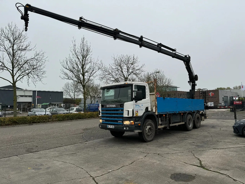 Scania P124-360 6X4 EURO 2 HIAB 200 C-5 ALL 2000 - Xe tải thùng lửng/ Phẳng, Xe cẩu tự hành: hình 1 Scania P124-360 6X4 EURO 2 HIAB 200 C-5 ALL 2000 - Xe tải thùng lửng/ Phẳng, Xe cẩu tự hành: hình 1