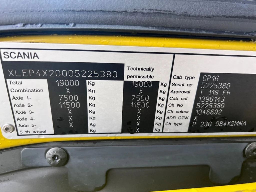 Xe tải hộp Scania P230 4X2 EURO 5 BOX 790x246x252: hình 11