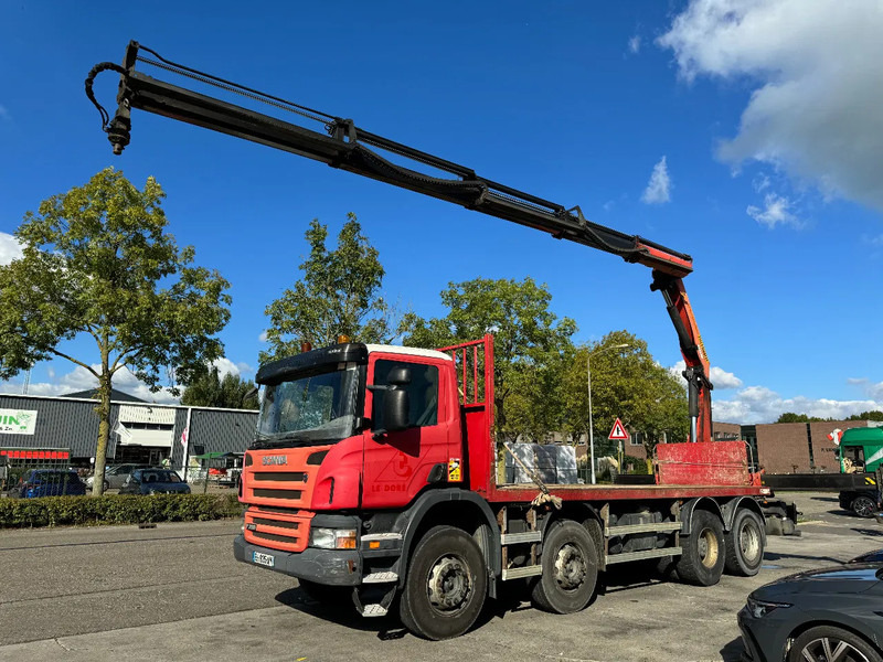 Scania P360 8X4 - EURO 5 + PALFINGER PK22002-EH + REMOTE - Xe tải thùng lửng/ Phẳng, Xe cẩu tự hành: hình 1 Scania P360 8X4 - EURO 5 + PALFINGER PK22002-EH + REMOTE - Xe tải thùng lửng/ Phẳng, Xe cẩu tự hành: hình 1