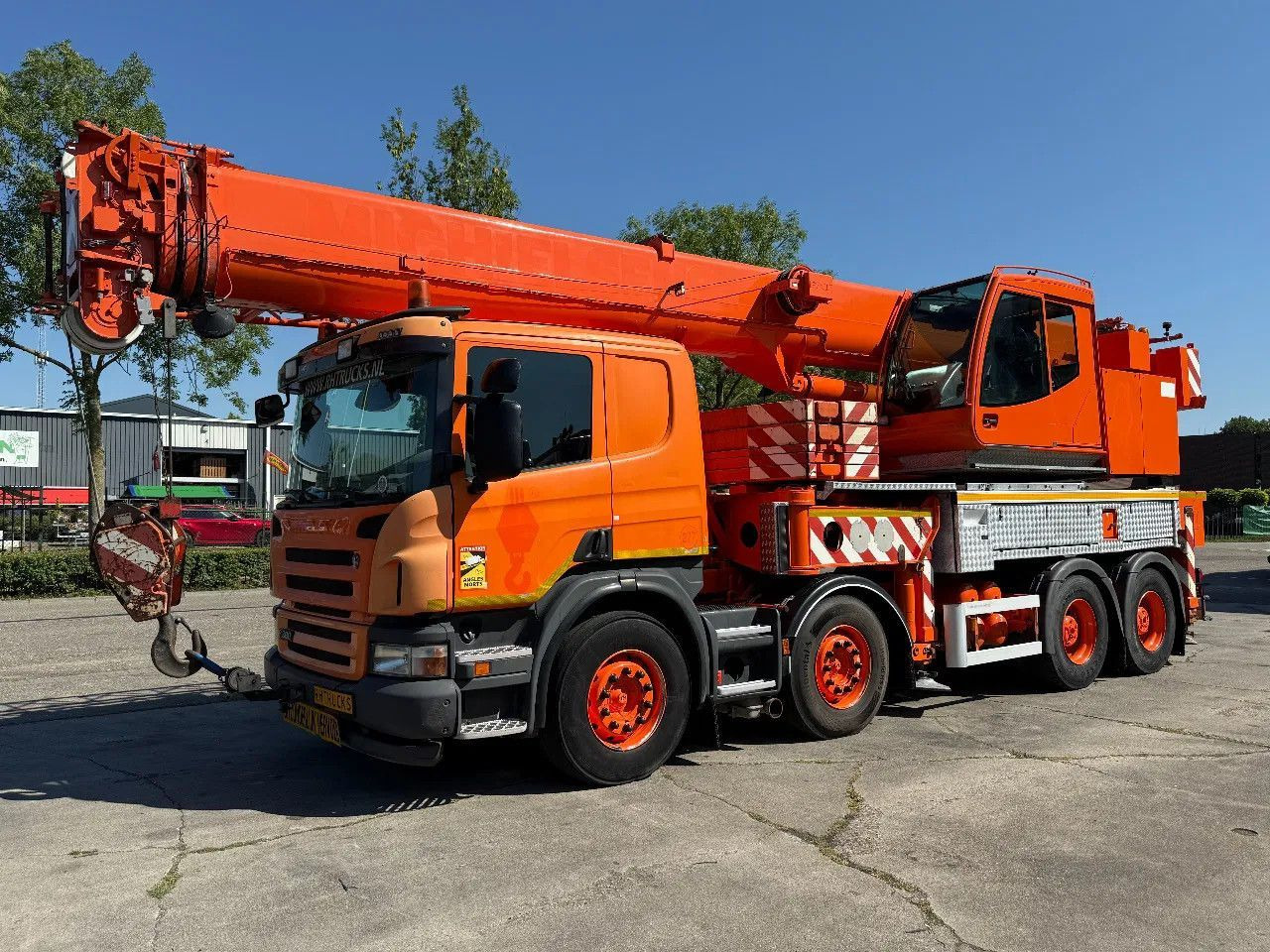 Scania P380 8X4 + FAUN HK40 + FLYJIB + BALLASTBL. 6,9 T - Xe cẩu tự hành: hình 3 Scania P380 8X4 + FAUN HK40 + FLYJIB + BALLASTBL. 6,9 T - Xe cẩu tự hành: hình 3