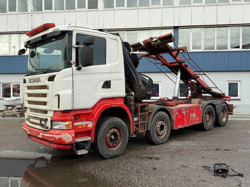 Scania R500 V8 8X4 + HIAB 220-5 + REMOTE + CABLELIFT - FULL STEEL SUSP. MANUAL GEAR. BIG AXLES - Xe tải hệ thống cáp, Xe cẩu tự hành: hình 4 Scania R500 V8 8X4 + HIAB 220-5 + REMOTE + CABLELIFT - FULL STEEL SUSP. MANUAL GEAR. BIG AXLES - Xe tải hệ thống cáp, Xe cẩu tự hành: hình 4