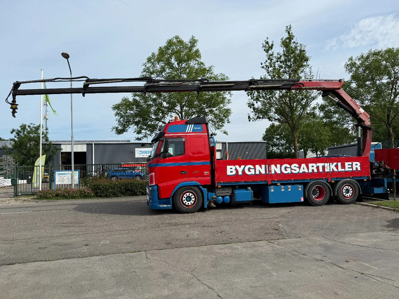 Volvo FH 600 - 6X2 - EURO 5 + HMF 2420 K5 + REMOTE - Xe tải thùng lửng/ Phẳng, Xe cẩu tự hành: hình 1 Volvo FH 600 - 6X2 - EURO 5 + HMF 2420 K5 + REMOTE - Xe tải thùng lửng/ Phẳng, Xe cẩu tự hành: hình 1