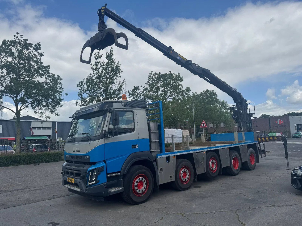 Volvo FMX 460 10X4 HIAB J2640ZT + HULTDINS GRIJPER HUB - Xe tải thùng lửng/ Phẳng, Xe cẩu tự hành: hình 1 Volvo FMX 460 10X4 HIAB J2640ZT + HULTDINS GRIJPER HUB - Xe tải thùng lửng/ Phẳng, Xe cẩu tự hành: hình 1