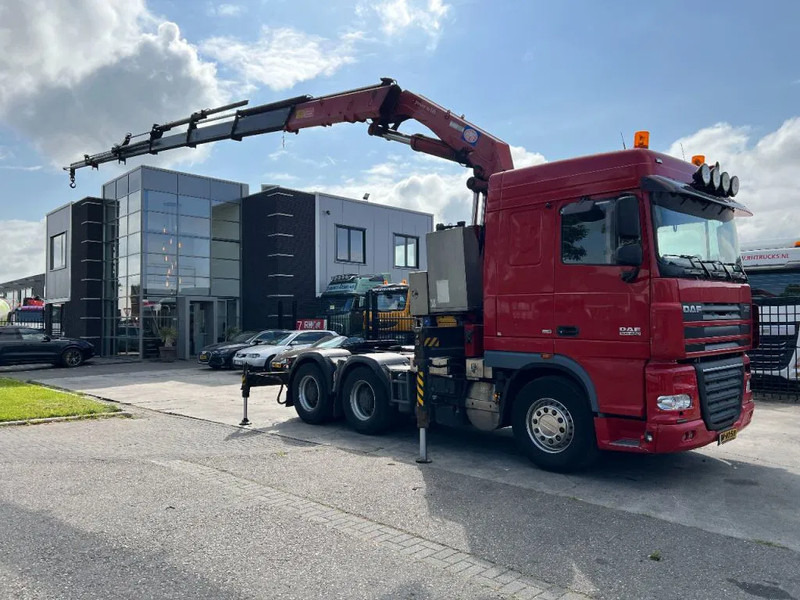DAF XF 105.460 6X4 EURO 5 + HMF 4220 K6 + REMOTE CONTROL + RETARDER - Xe đầu kéo: hình 3 DAF XF 105.460 6X4 EURO 5 + HMF 4220 K6 + REMOTE CONTROL + RETARDER - Xe đầu kéo: hình 3