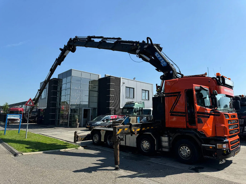 Scania R560 V8 8X2 + EFFER CRANE 1550 6S + FLYJIP 6XHYDR + REMOTE + WINCH - Xe đầu kéo: hình 4 Scania R560 V8 8X2 + EFFER CRANE 1550 6S + FLYJIP 6XHYDR + REMOTE + WINCH - Xe đầu kéo: hình 4
