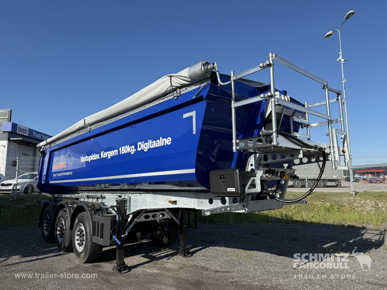 SCHMITZ Tipper Steel half pipe body 24m³ - Sơ mi rơ moóc ben: hình 5 SCHMITZ Tipper Steel half pipe body 24m³ - Sơ mi rơ moóc ben: hình 5