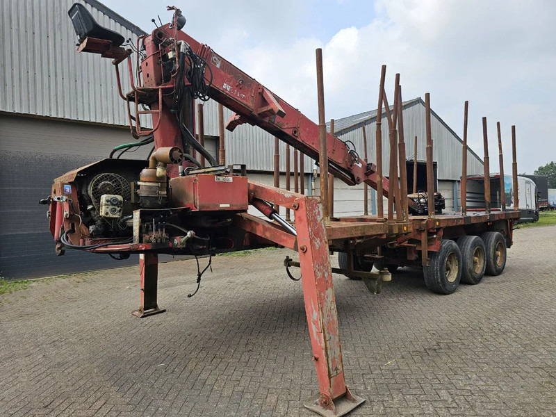 Doll 20T Crane - 6 meter extendable - Sơ mi rơ moóc chở gỗ: hình 1 Doll 20T Crane - 6 meter extendable - Sơ mi rơ moóc chở gỗ: hình 1