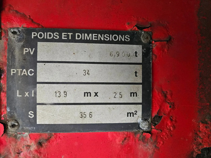 Sơ mi rơ moóc mui bạt Fruehauf TX34 - MEGA - SMB - Disc: hình 11