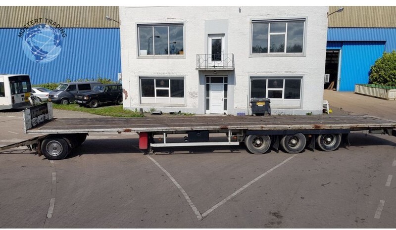 Rơ moóc thùng lửng/ Phẳng Groenewegen 90CM hoge aanhanger: hình 12