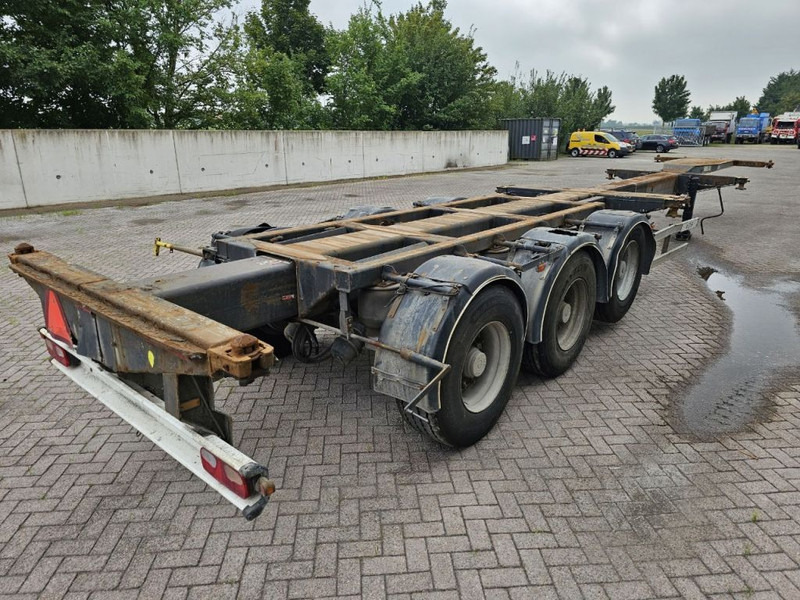 Xe chở container/ Sơ mi rơ moóc hoán đổi thân Pacton MFCC Multi - Lifting axle - 2x20FT / 40FTHC / 45FTHC: hình 8