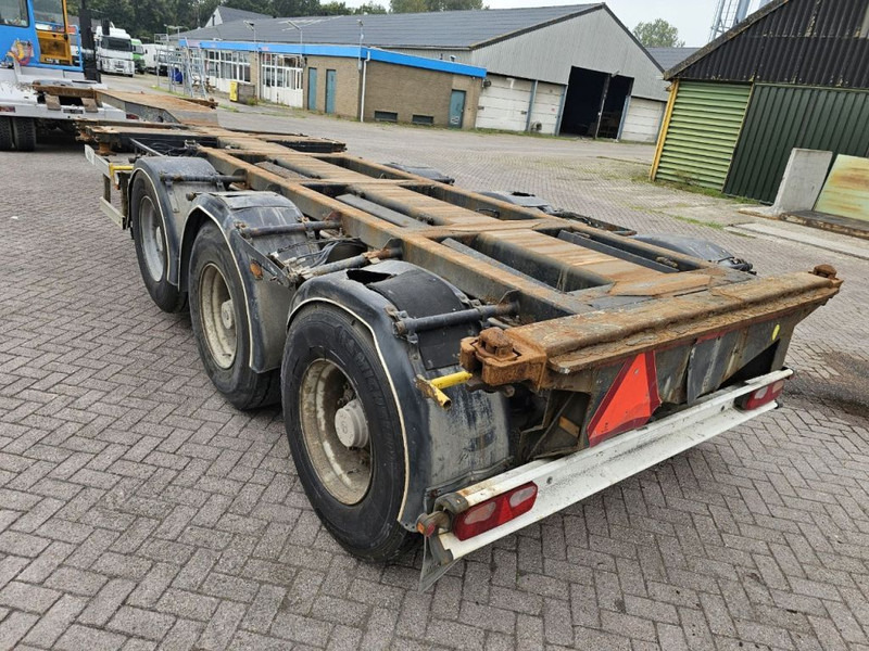 Xe chở container/ Sơ mi rơ moóc hoán đổi thân Pacton MFCC Multi - Lifting axle - 2x20FT / 40FTHC / 45FTHC: hình 11