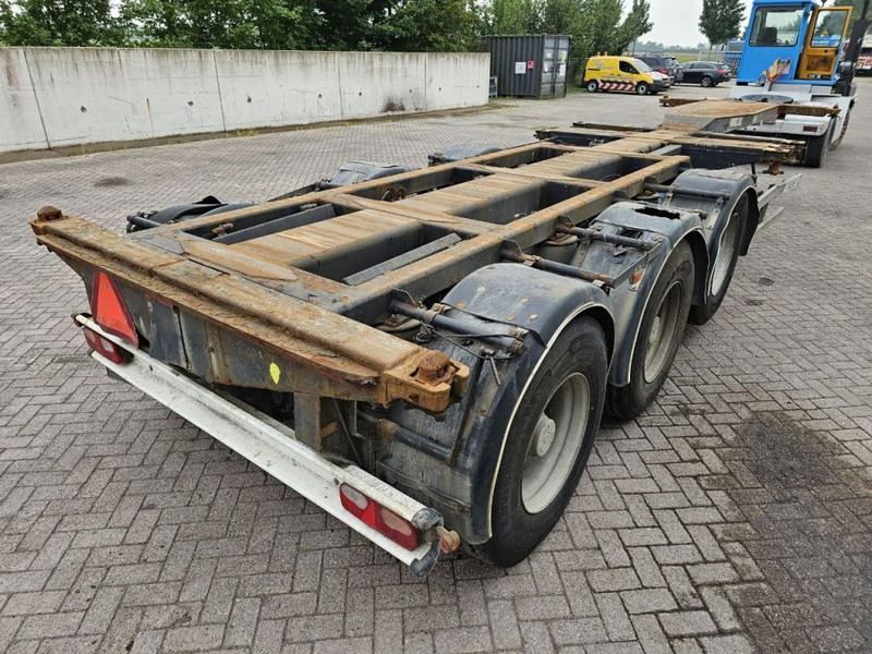 Xe chở container/ Sơ mi rơ moóc hoán đổi thân Pacton MFCC Multi - Lifting axle - 2x20FT / 40FTHC / 45FTHC: hình 9