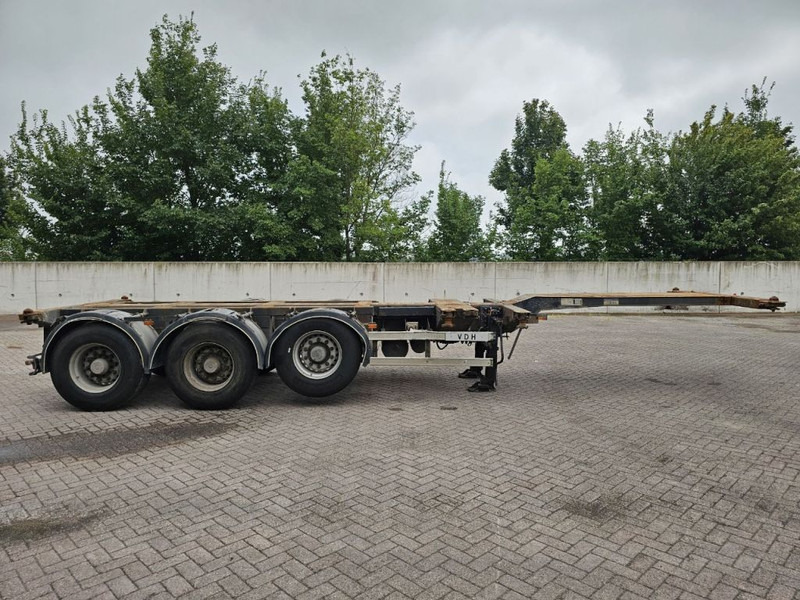 Xe chở container/ Sơ mi rơ moóc hoán đổi thân Pacton MFCC Multi - Lifting axle - 2x20FT / 40FTHC / 45FTHC: hình 7