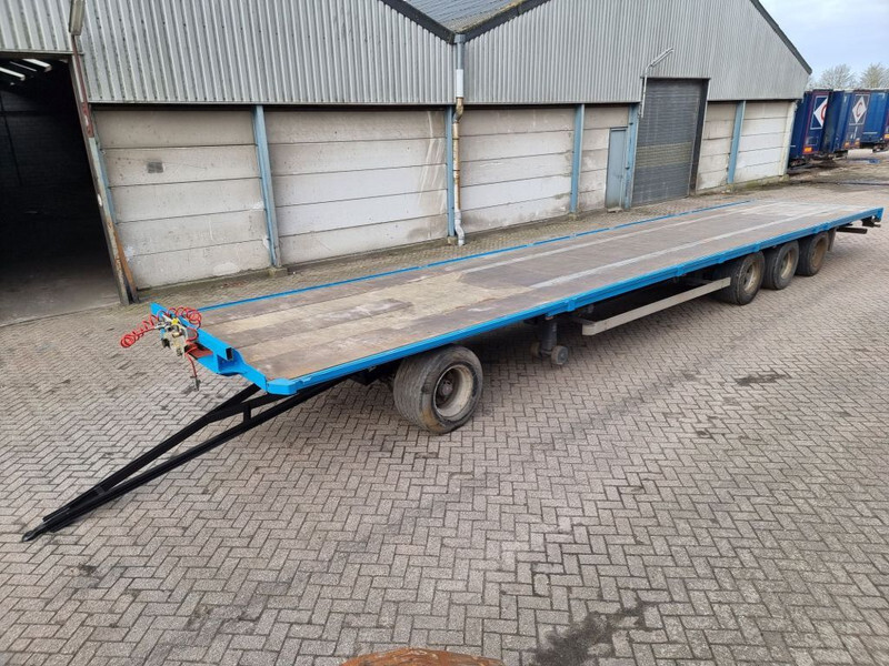 Van Hool 13.60 M LONG - 1 M HIGH - SUPER SINGLE TIRES - DRUM BRAKES - Rơ moóc thùng lửng/ Phẳng: hình 1 Van Hool 13.60 M LONG - 1 M HIGH - SUPER SINGLE TIRES - DRUM BRAKES - Rơ moóc thùng lửng/ Phẳng: hình 1