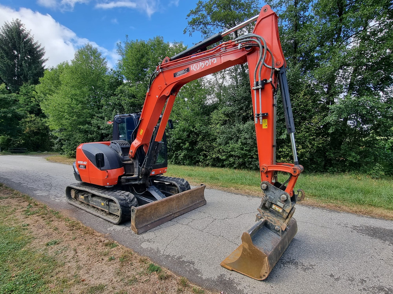 KUBOTA KX 080-4a2 - Máy xúc mini: hình 4 KUBOTA KX 080-4a2 - Máy xúc mini: hình 4