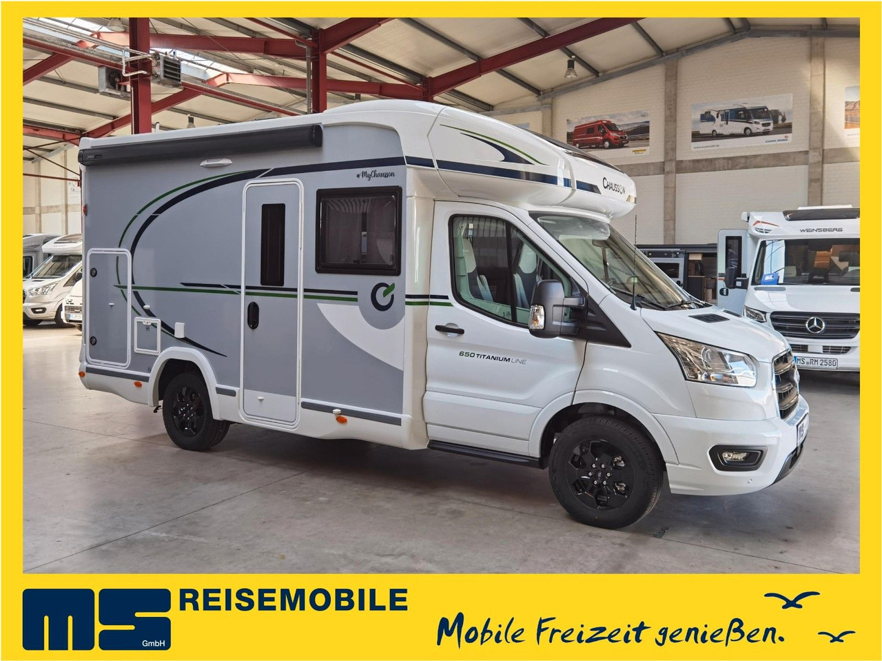 Chausson 650 TITANIUM / -2026- / 165PS-8G. / AHK/ HUBBETT - Xe cắm trại bán tích hợp: hình 1 Chausson 650 TITANIUM / -2026- / 165PS-8G. / AHK/ HUBBETT - Xe cắm trại bán tích hợp: hình 1