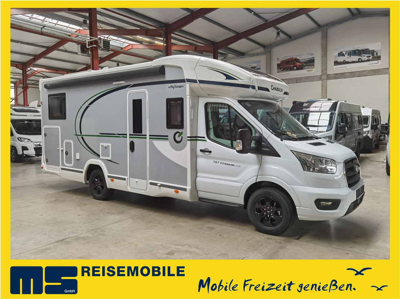 Chausson 797 TITANIUM / - 2026 - / 4.1T. / EINZELBETTEN - Xe cắm trại bán tích hợp: hình 1 Chausson 797 TITANIUM / - 2026 - / 4.1T. / EINZELBETTEN - Xe cắm trại bán tích hợp: hình 1