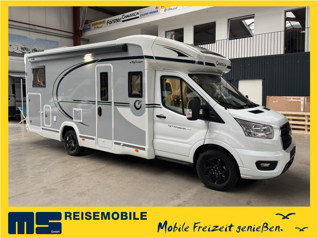 Chausson 797 TITANIUM / - 2026 - / 4.1T. / EINZELBETTEN - Xe cắm trại bán tích hợp: hình 1 Chausson 797 TITANIUM / - 2026 - / 4.1T. / EINZELBETTEN - Xe cắm trại bán tích hợp: hình 1