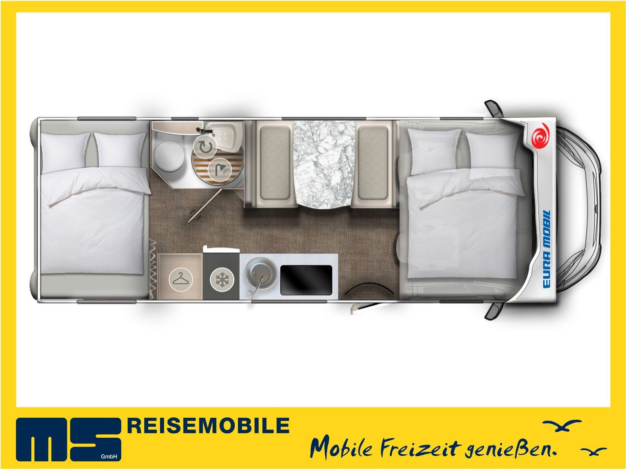 Eura Mobil ACTIVA ONE 690 HB / 180PS-40H MAXI/ PANORAMADACH - Xe cắm trại alkoven: hình 2 Eura Mobil ACTIVA ONE 690 HB / 180PS-40H MAXI/ PANORAMADACH - Xe cắm trại alkoven: hình 2