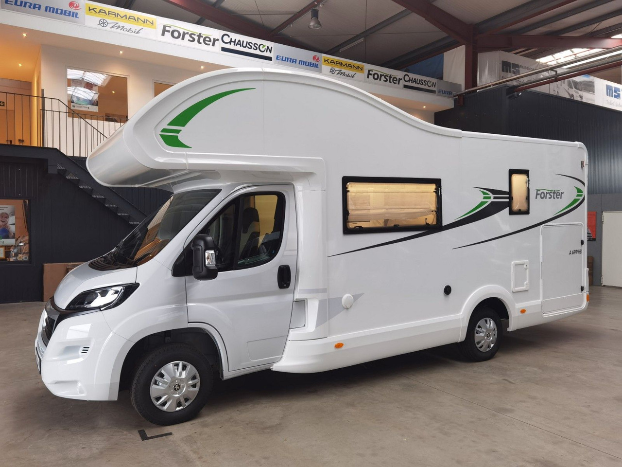 Xe cắm trại alkoven Forster A 699 HB /140PS / ZUBEHÖR - PAKET / 6x SITZP.: hình 6