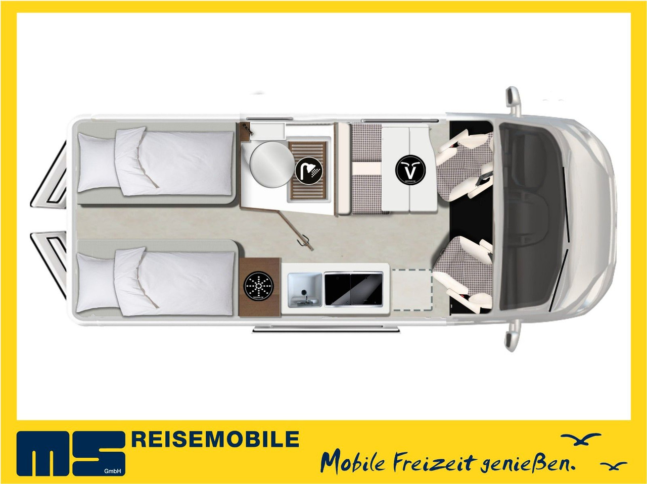 Karmann DAVIS 620 LIFESTYLE/ - 2026 - / EINZELBETTEN - Xe van cắm trại: hình 2 Karmann DAVIS 620 LIFESTYLE/ - 2026 - / EINZELBETTEN - Xe van cắm trại: hình 2