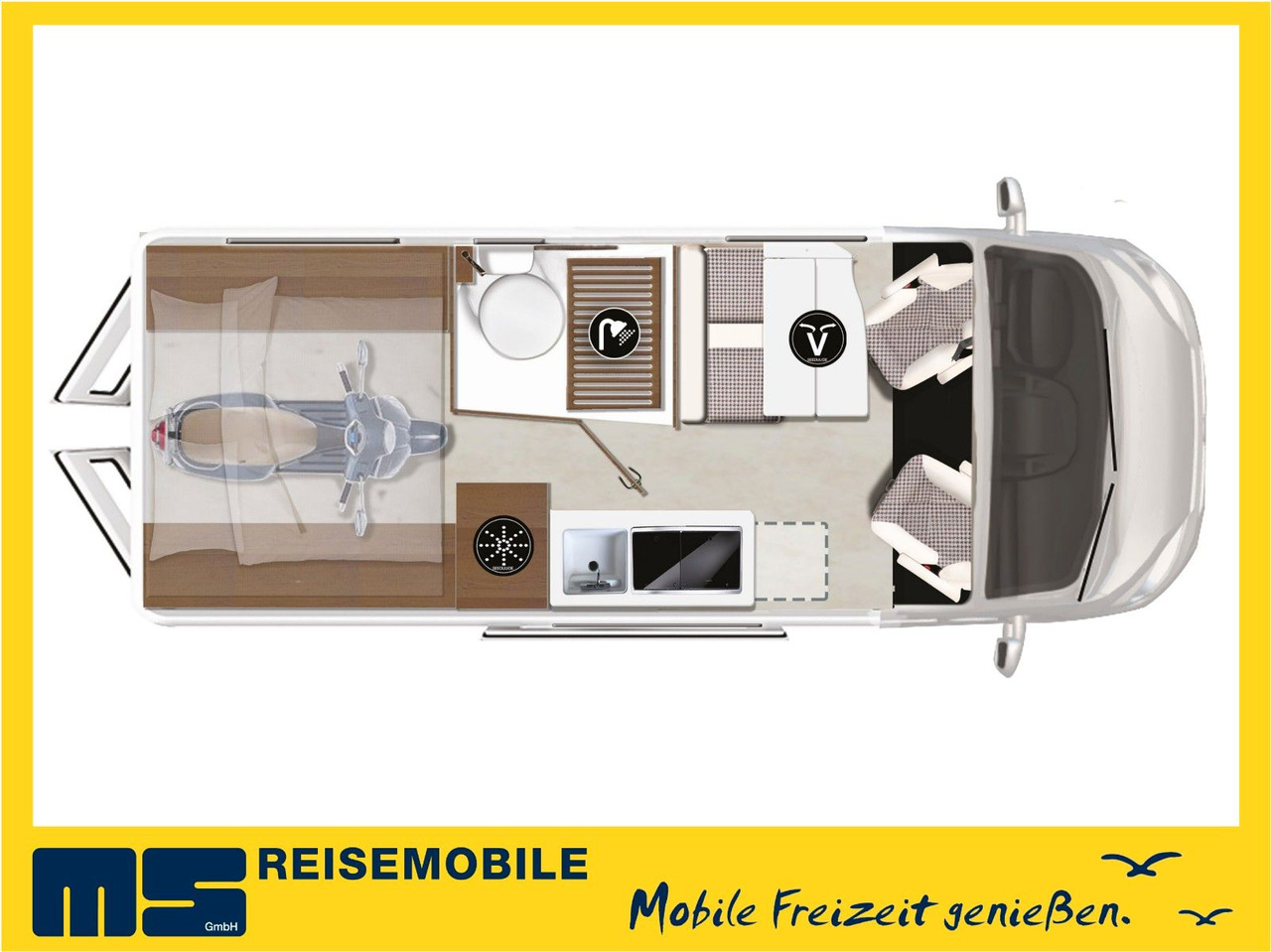 Karmann DAVIS 630 LIFESTYLE /- 2026- / XXL-HUBBETT-BIKE. - Xe van cắm trại: hình 2 Karmann DAVIS 630 LIFESTYLE /- 2026- / XXL-HUBBETT-BIKE. - Xe van cắm trại: hình 2