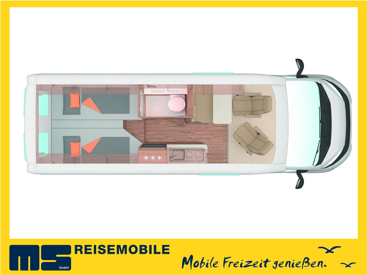 Weinsberg CARABUS 630 ME-EDITION FIRE /-2026-/EINZELBETTEN - Xe van cắm trại: hình 2 Weinsberg CARABUS 630 ME-EDITION FIRE /-2026-/EINZELBETTEN - Xe van cắm trại: hình 2