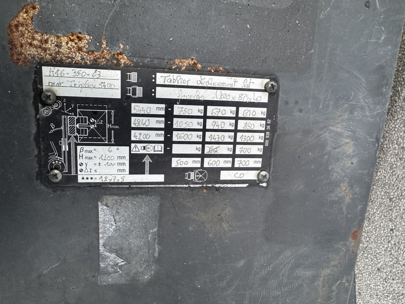 Xe nâng gas Linde H16T-03 Triplex 540 Freelift / Sideshift LPG 2006: hình 16