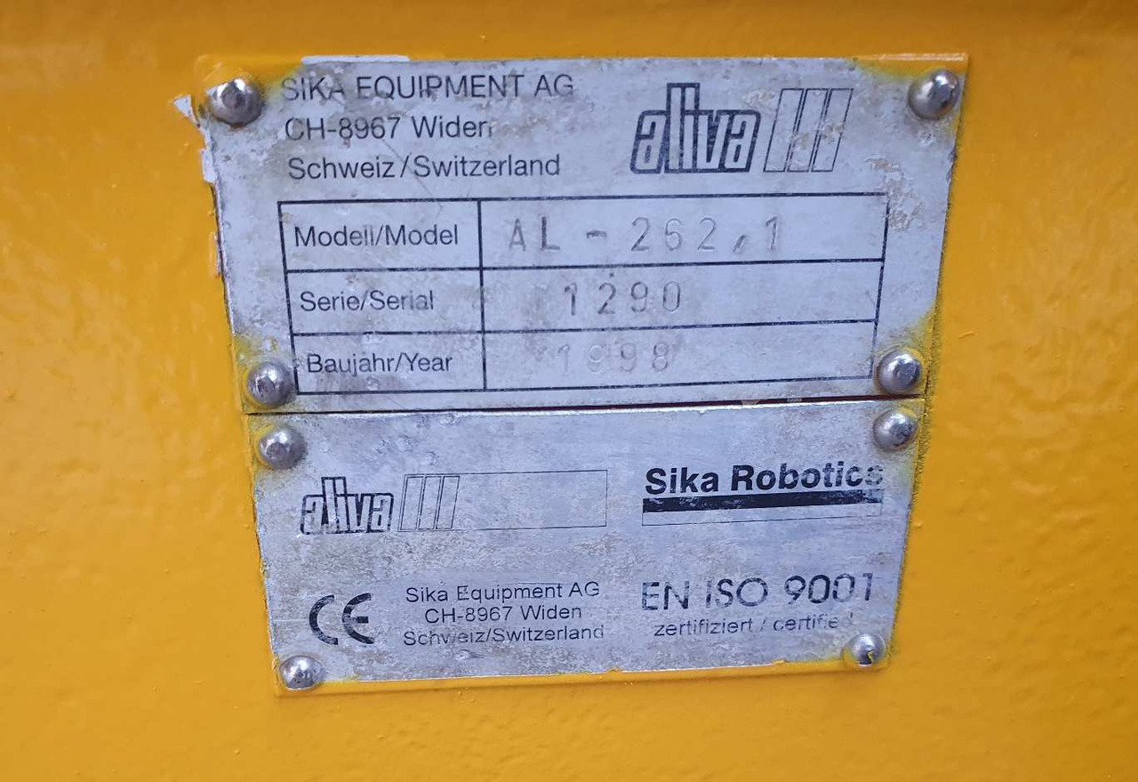 Aliva AL 262.1 shotcrete rotor machine - Thiết bị bê tông: hình 4 Aliva AL 262.1 shotcrete rotor machine - Thiết bị bê tông: hình 4